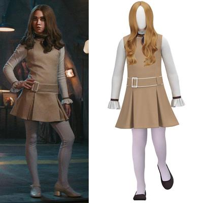 Jiamei Megan Cosplay Costume M3Gan2.0 Main Character's Same Style Dress Halloween Children's Performance Costume Cosplay Outfit