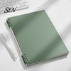Grid Paper for Drawing A5 Spiral Notebook, Lined /Horizontal Grid/Blank Inner Page, Multifunctional Writing Pad Morandi Solid Color Cover Sketchbook