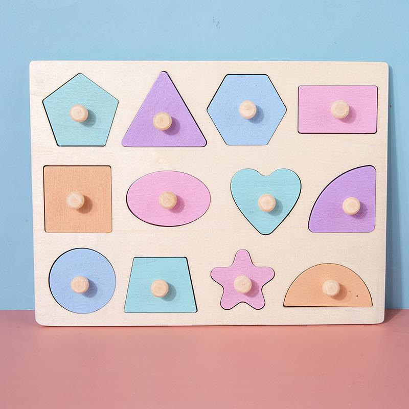 Handheld Montessori Magnetic Shape Sorter Puzzle for Children's Intellectual Development