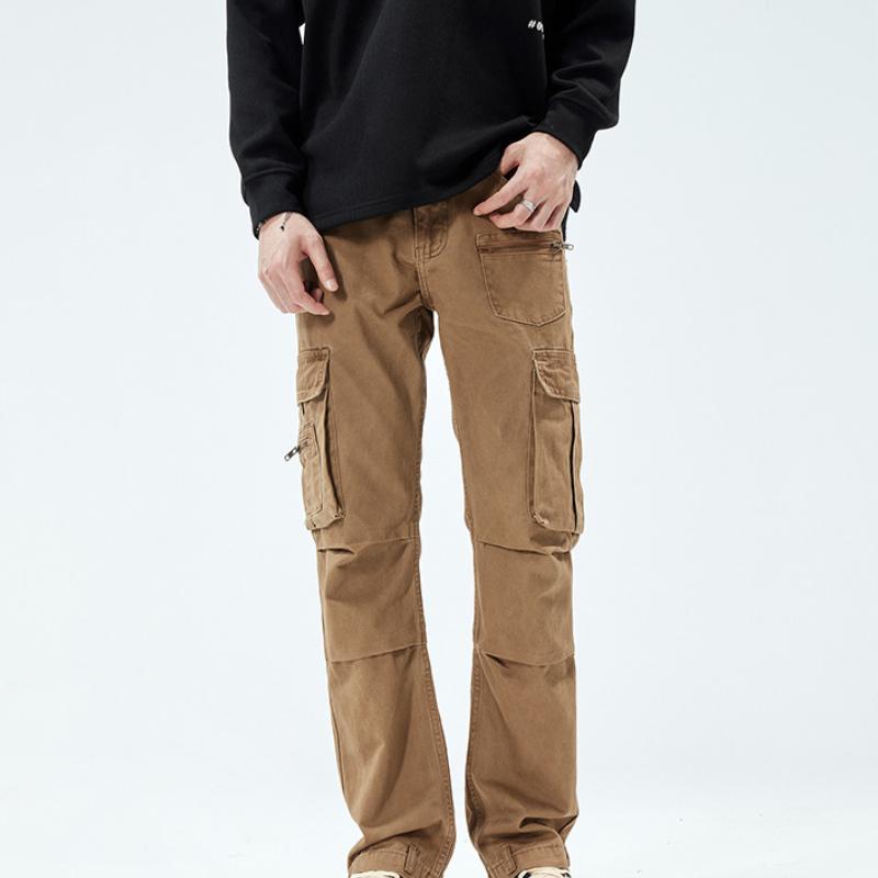 

Work Pants Men s Autumn New Slim Straight High Street Pleated JeansWork Pants Men s Autumn New Slim Straight High Street Pleated Jeans 38