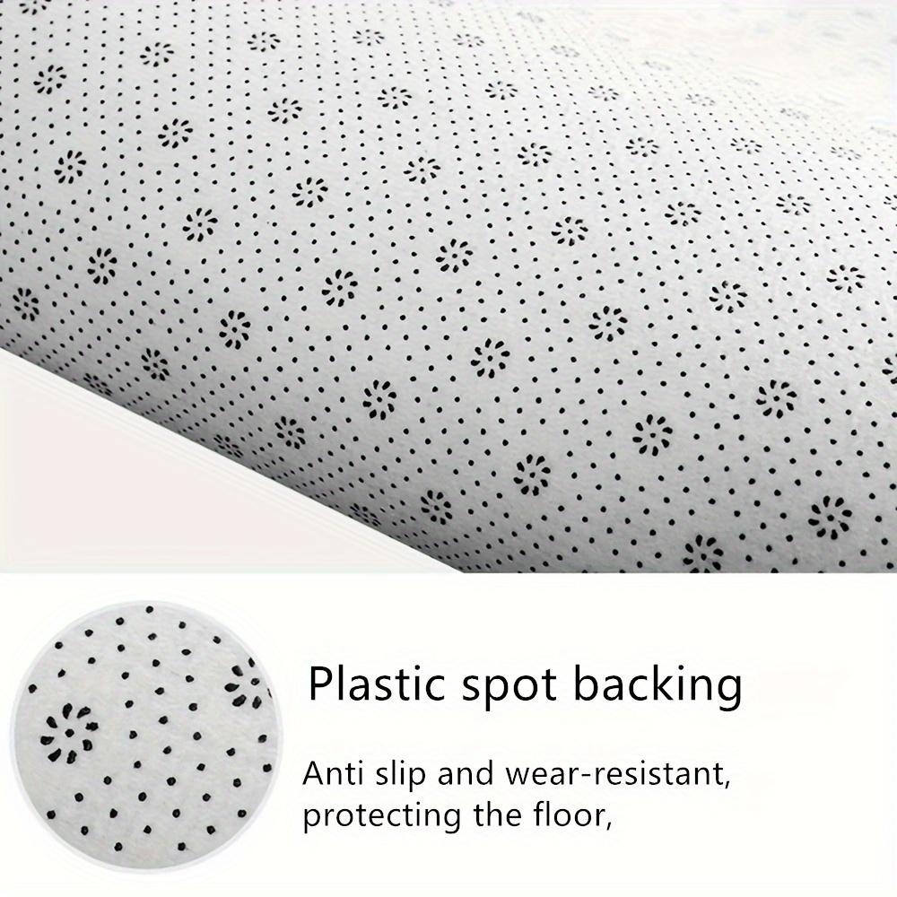 1 Piece Dark Web Ring Spider Web Pattern Round Floor Mat, Polyester Fabric, Suitable for Bedroom Living Room