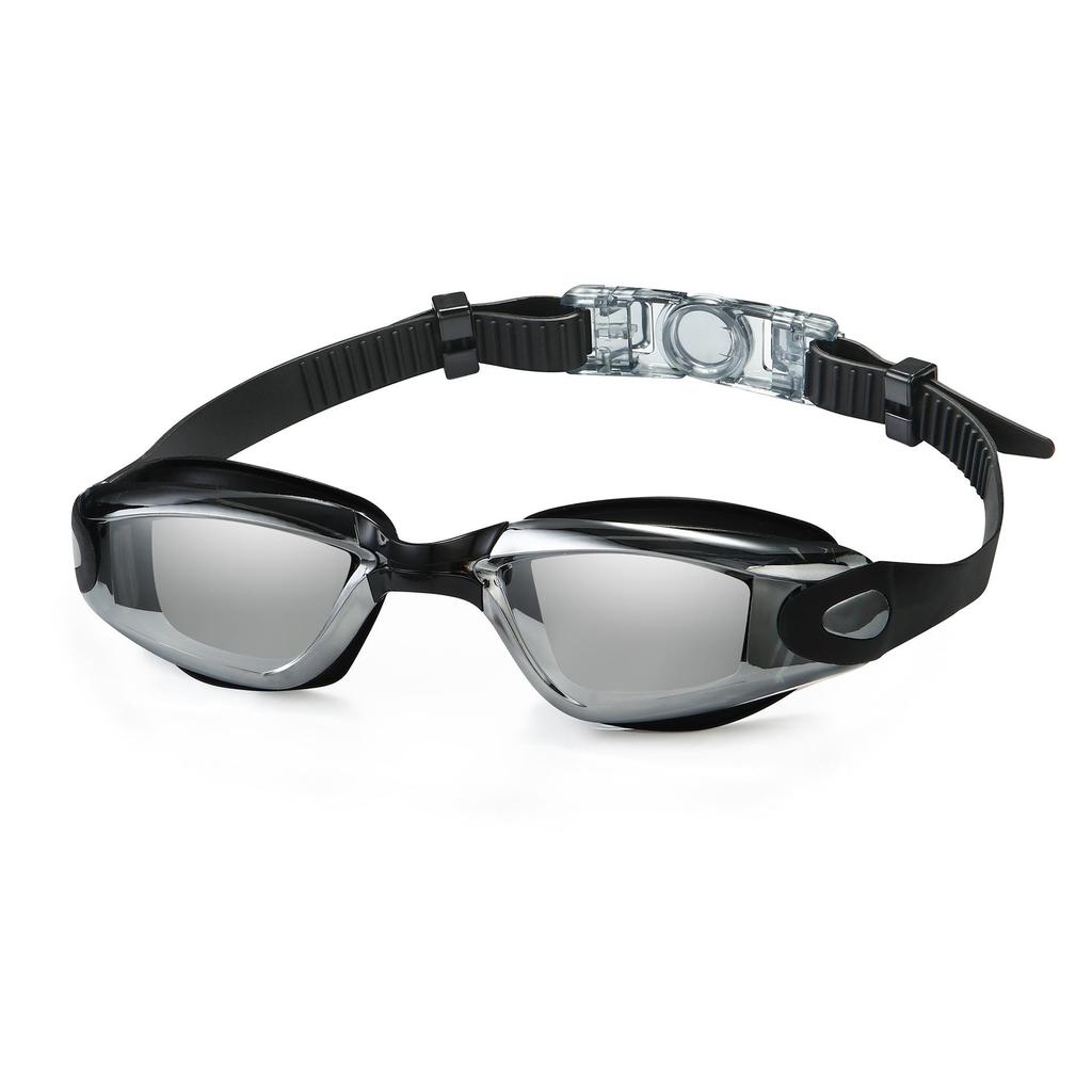 Custom HD Anti-Pinch Swim Cap & Foldable Goggles Set with Nose Clip & Earplugs