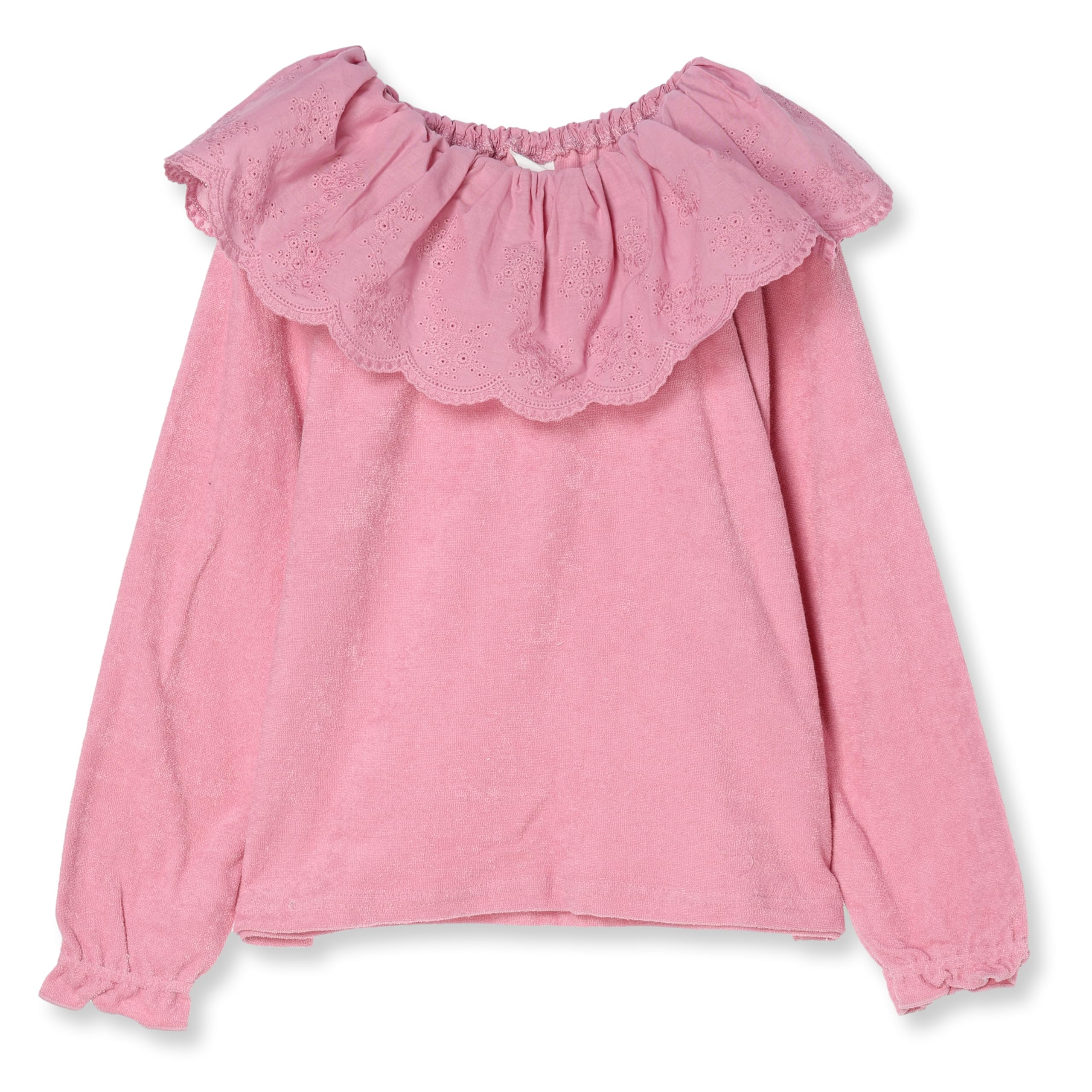 

Escape Retro Frill Erilon T-Shirt, Simple, Girls , Long Sleeve, Pink