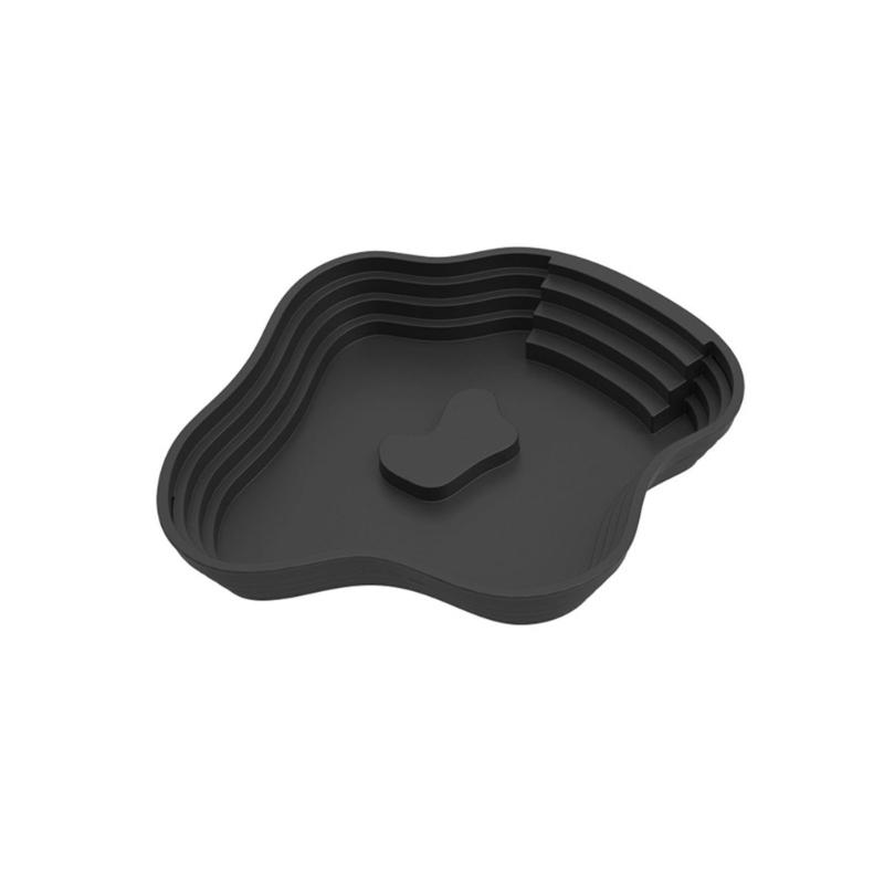 Reptiles Animal Feeding Plate Durable ABS Construction Shallow Water Dish For Turtles Lizards