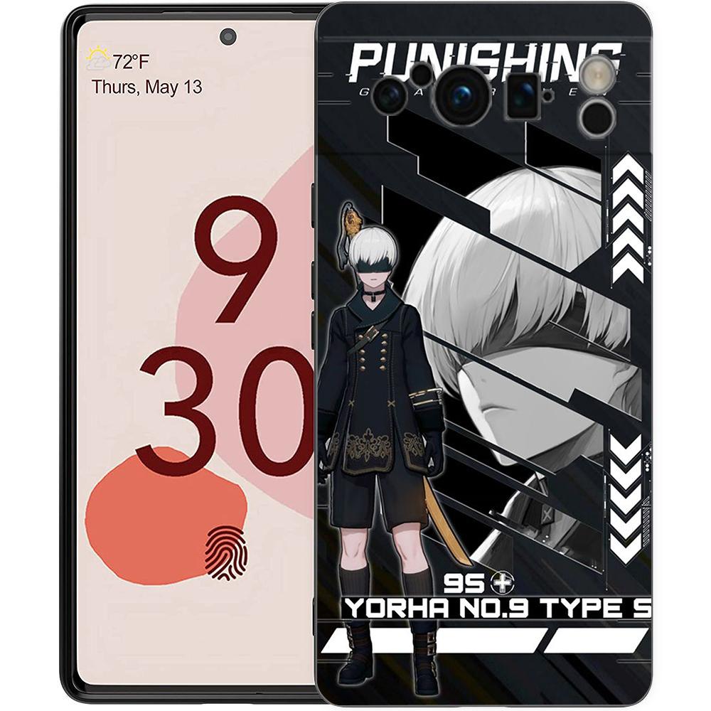 Punishing Gray Raven Anime Telefondeksel For Google Pixel 8 A 7 6 Pro 6A 5G Svart Mykt Støtsikkert Bakdeksel Silikonskall Coque