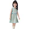 Balabala Girls' Gingham Sleeveless Dress