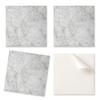 Set of PVC Tiles with a Pattern for the Living Room, Self-adhesive, Marble Pattern with Veins, 20x20x20 Cm
