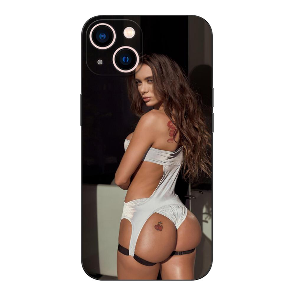 Black Tpu Case For oneplus 8 pro 8t 9 9R Nord 2 ce N10 N100 N200 4G 5G  Lana Rhoades Sexy Girl