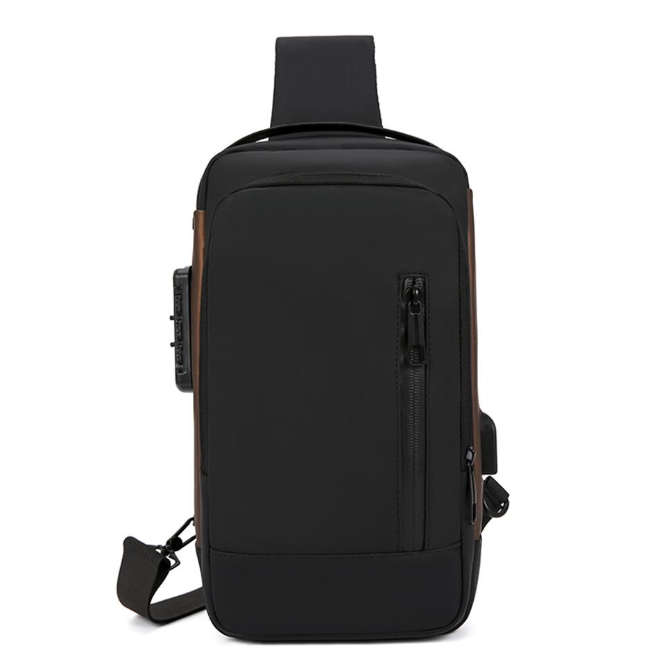 

Мужские универсальные нейлоновые поясные сумки, водонепроницаемые мужские легкие дорожные нагрудные сумки для отдыха, мужские модные сумки на плечо