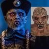 Halloween Props, Horror Zombie Masks, Zombie Headgear, Haunted House, Escape Room, Bar, Theater, Murder Mystery Decoration