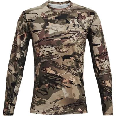 Iso-Chill Brush Line Crew Neck Pullover Cool Short Sleeve T-Shirt Men Tops Camouflage Black 1361308-994