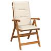 Garden Dining Set Natural Solid Wood Acacia
