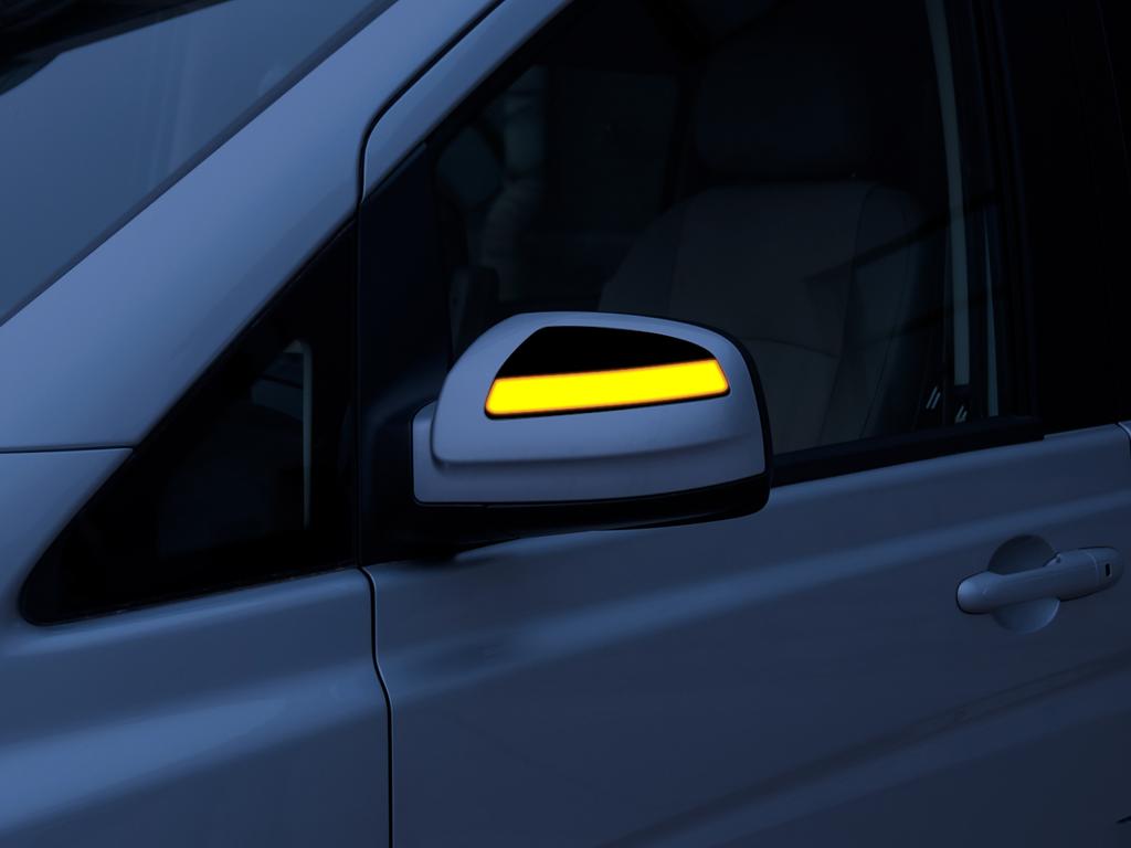 Dynamic LED Turn Signal Lights Rearview Mirror Indicator Blinker Repeater For Mercedes Benz Viano Vito W639 C-Class W204 S204