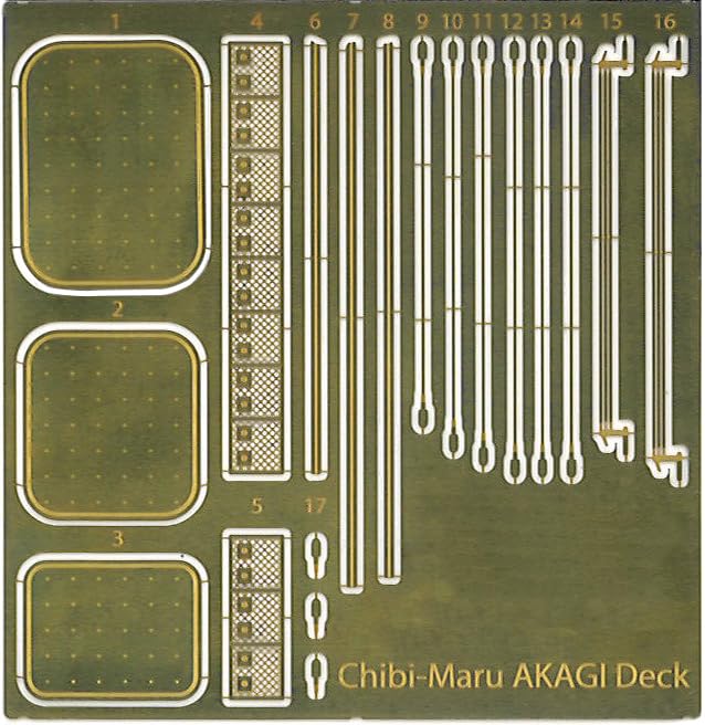 Fujimi Model Chibimaru Grade Up Parts Series 5 Akagi Parts Chibimaru No. Photo-Etched Gup-5