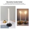 Iron Wrought Iron Candlestick Single Head Taper Candle Holders Geometry Candleholder  For Weddings