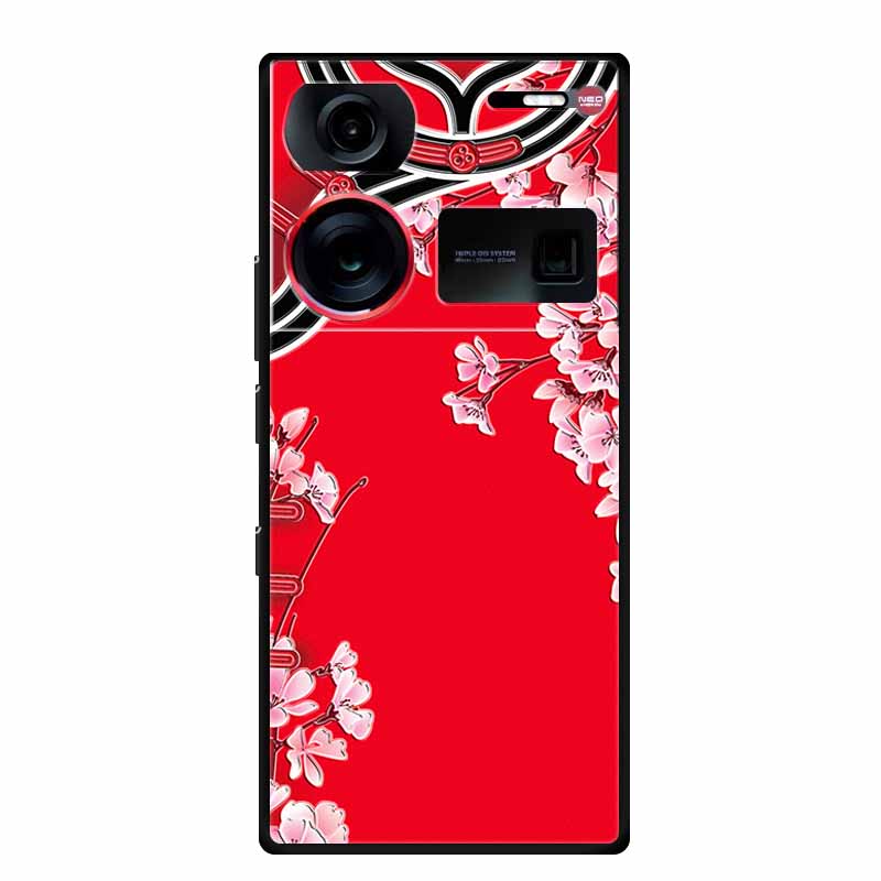 3D Emboss Case For ZTE Nubia Z60 Ultra Phone Case Flowers Soft Silicone Coque For Nubia Z60 Ultra Back Cover Cases Z 60 Z60Ultra