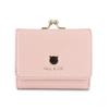 And PAUL JOE ACCESSOIRES Mini Wallet with Clasp Small Cat Face Pink FREE [Paul Joe] & PJA-W1162 PJA-W1162