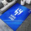 Tappeto Al-Hilal Saudi FC per Soggiorno Camera da Letto Casa Decorazione Divano, Tappetino Antiscivolo per Giochi Bambini