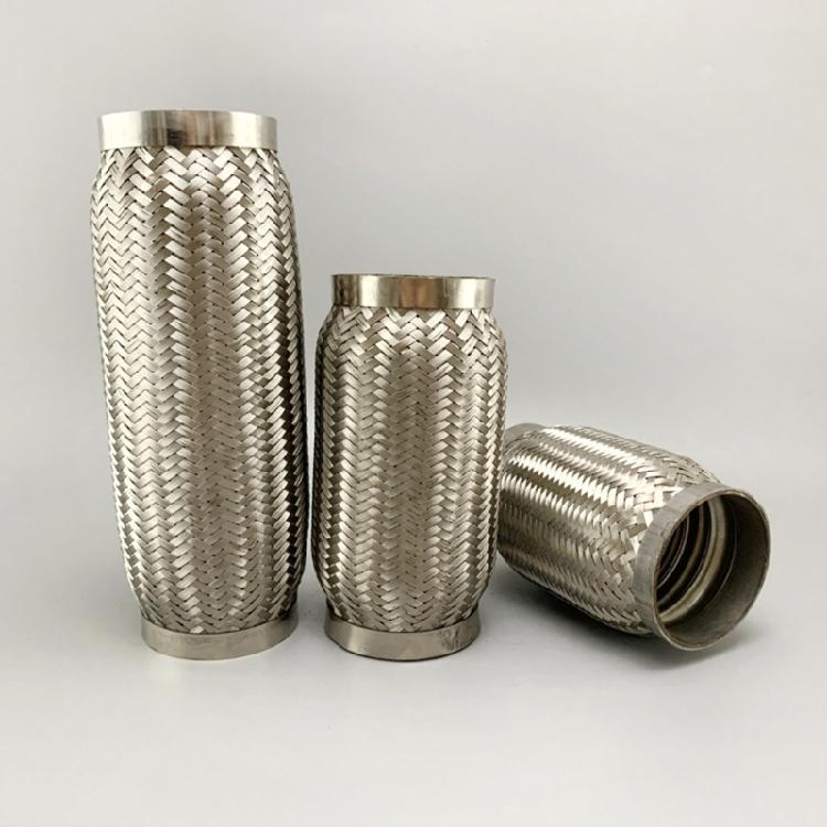 Steel Exhaust Flexible Pipe Double Braid Heavy Duty Exhaust Flexible Pipe Automotive Exhaust Part Long Lasting Exhaust Pipe