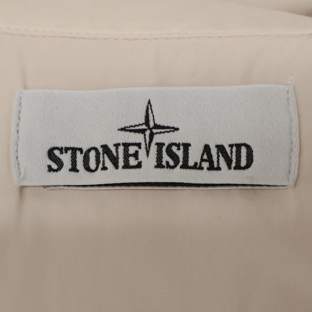 STONE ISLAND 671511101 One-point embroidered shirt tops M PinkUsed