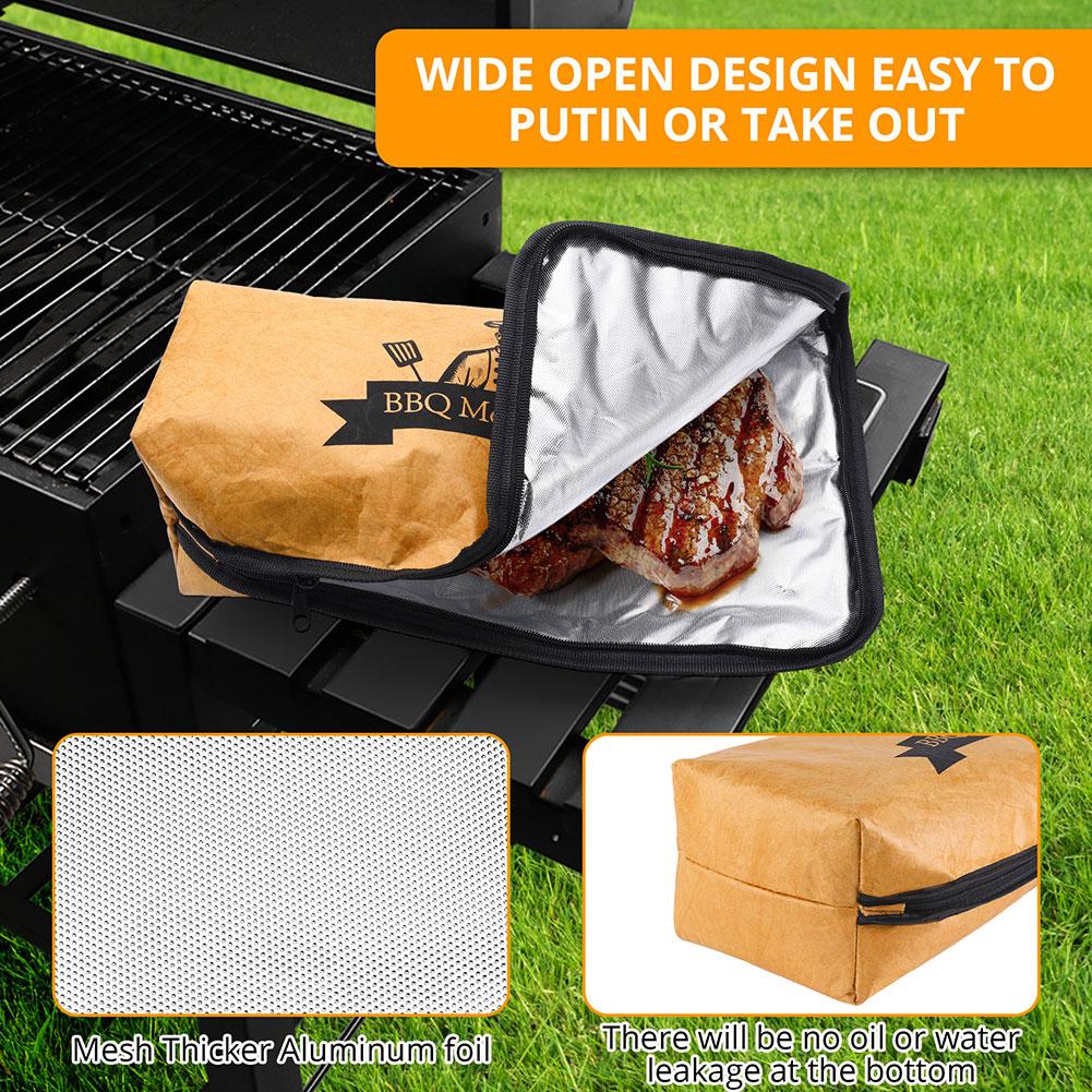 BBQ Blanket Portable Insulated Meat Rest Bag For Outdoor Smokers Grilling