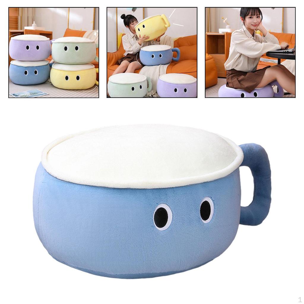 Throw Pillow Cup Shape Cushion Decorative for Christmas Living Room