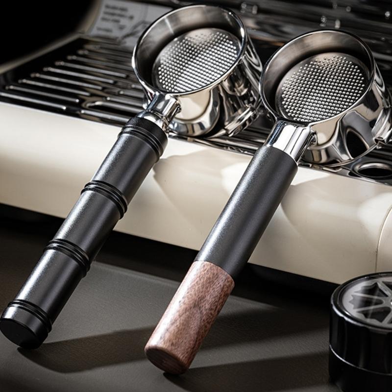 Heat Resistant Ergonomic Coffee Machine Portafilter 58mm Replacement Handle Metal Texture for E61 Series Models