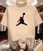 Sommer Lässiges Unisex T-Shirt Basketball Druck Weiches und Lockeres Rundhals Oberteil Für Unisex Lockeres Weiches Cooles Männliches Kurzarm T-Shirts