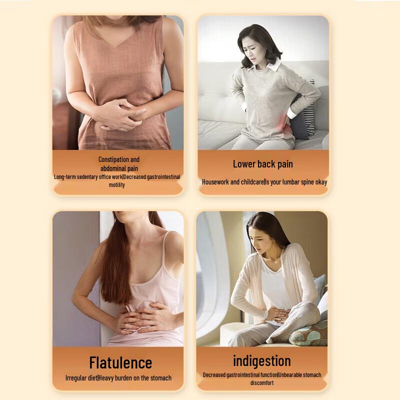 WayourCare Heated Bianstone Abdominal Massager CN Plug (adapter Included)