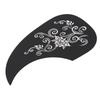 Guitar Pickguard PVC Protective Decorative Self Adhesive Acoustic Guitar Scratch Plate Silver Pattern