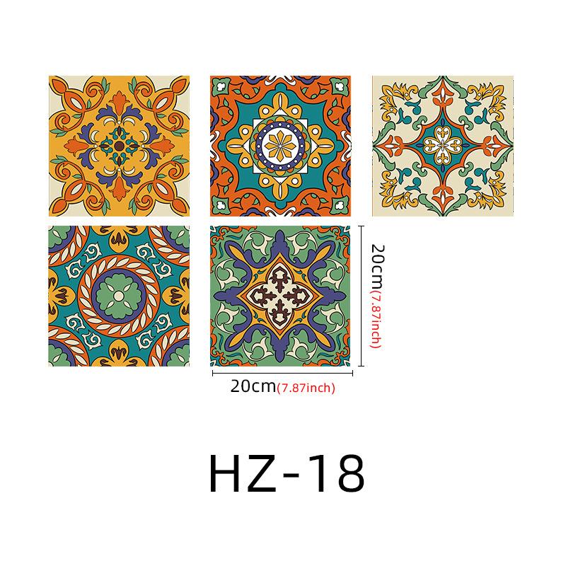 Thickened Matte Tile Sticker Self-Adhesive Wall Sticker Waterproof And Moisture-Proof Kitchen And Bathroom Renovation Wallpaper