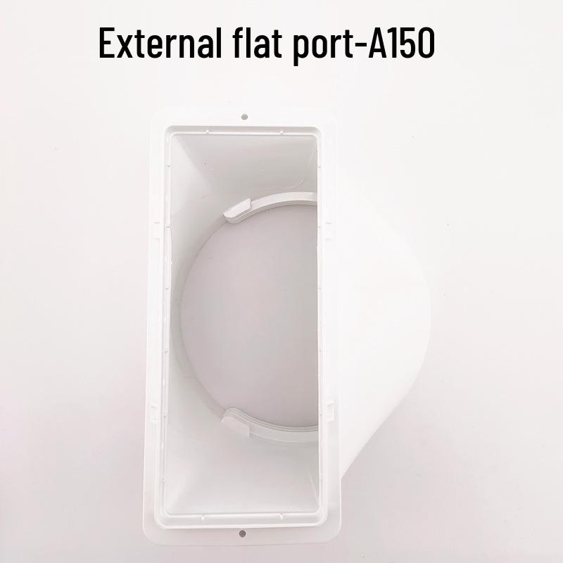 Tragbare Klimaanlage Flachmund Abluftkanal - Entenschnabel-Design, 15CM/13CM Durchmesser Frischluftanschluss