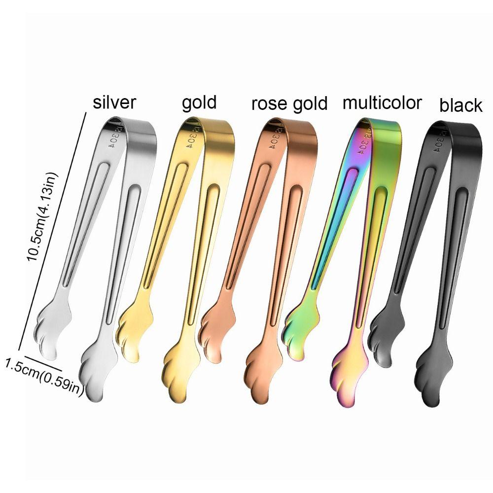 Non-rust Coffee Sugar Clip Colorful BBQ Clip Multifunction Sugar Tong Hotel