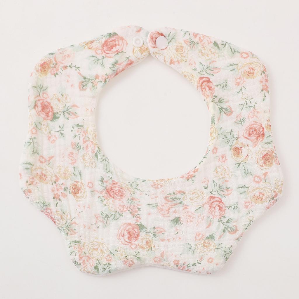 0–3 Jahre alt, verdickte Baumwollgaze, Babylätzchen, niedlicher Blumendruck, Säuglingslätzchen, Neugeborene, weiche Spucktücher für Jungen und Mädchen, Fütterungsspeicheltuch