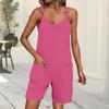 Women's Casual Fashion Jumpsuit Casual Solid Color Strap Jumpsuit