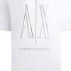 Armani Exchange Letter Logo Printed Crew Neck Short Sleeve T-Shirt Men Tops 8NZTPQ-ZJH4Z-1100