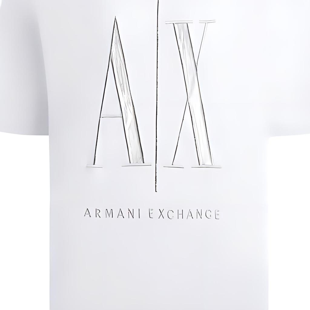 Armani Exchange Letter Logo Printed Crew Neck Short Sleeve T-Shirt Men Tops 8NZTPQ-ZJH4Z-1100