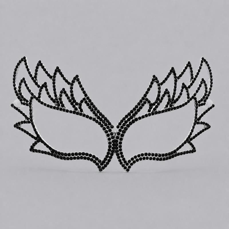 Luxurious Alloy Full-face Mask, Halloween Party, Birthday Masquerade, Bride's High-end Mask