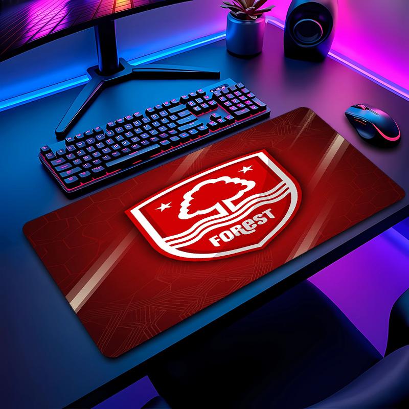 Nottingham Forest Football Pattern Mouse Pad Non?Slip Rubber Base Gaming Mousepad For Desk Office Home