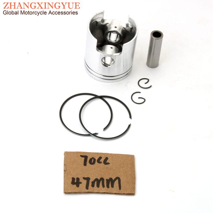 Motorcycle 50 70cc 90cc 40.3mm 47mm 49mm Piston Kit For Peugeot NK7 XP6 Enduro Top Road SM XP7 XPS XR6 XR7 50cc LC AM6 Minarelli