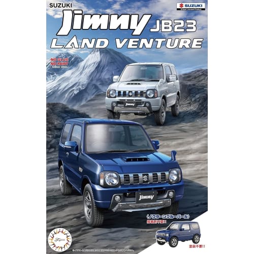1/24 Scale NEXT Series No. 15 Suzuki Jimny JB23 (Land Venture/Nocturne Blue Pearl) Plastic Model Kit