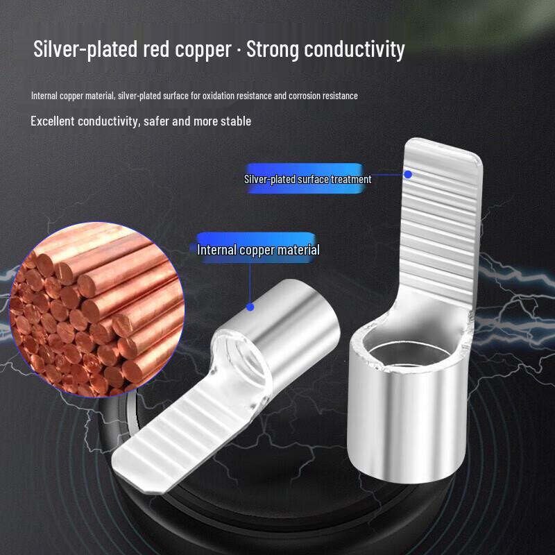 Huijun C45 Silver Plated Copper Terminal Lugs