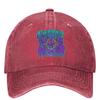Unisex Electric Wizard Band Logo Baseball Cap Classic Distressed Washed Dad Hat Adjustable
