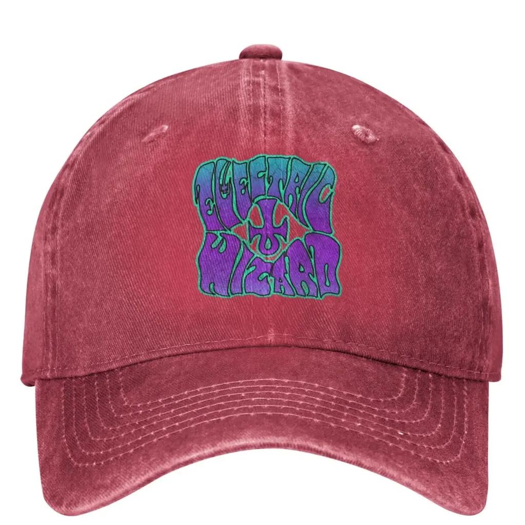 Unisex Electric Wizard Band Logo Baseball Cap Classic Distressed Washed Dad Hat Adjustable
