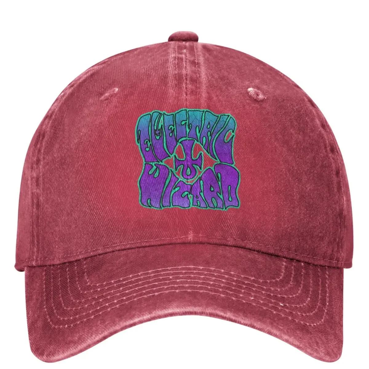 Unisex Electric Wizard Band Logo Baseball Cap Classic Distressed Washed Dad Hat Adjustable One Size