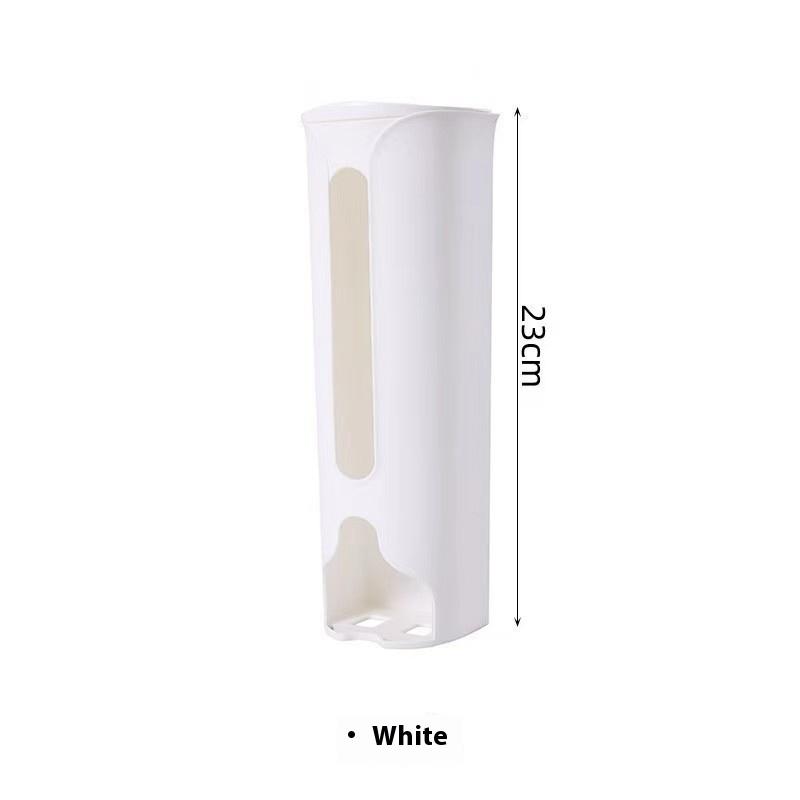 Wall Mounted Organizer Self Adhesive Extractable Closet Space Saving Containers Garbage Plastic Bag Dispenser Office Storage Box