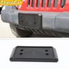 Black Car Front License Plate Mount Bracket Holder For Jeep Wrangler JK 2013-17