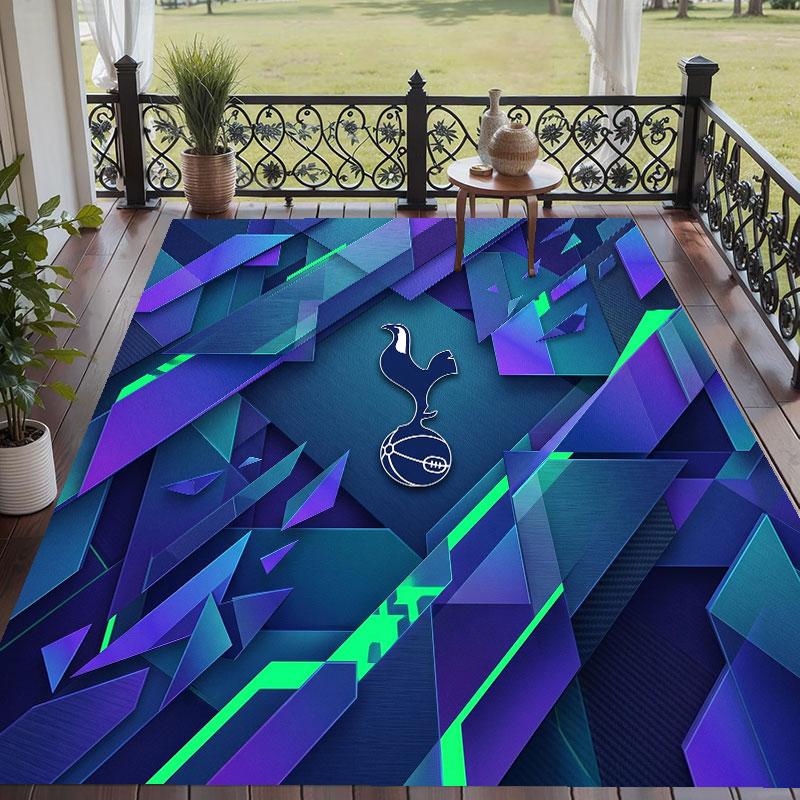 Soft Floor Carpet Tottenham Hotspur Pattern Area Rug Decorative Mat For Home Room Decoration