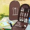 Outdoor Cooking Bag Camping Storage Bag PortableCooking Utensil Organizer Storage Pouch Picnic Bag  Utensil Storage Pouch