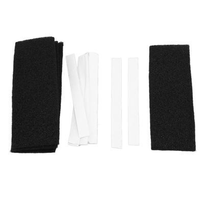 6PCS Filtro para Ventilador de Techo Autoadhesivo Algodón de Carbón Activado Elíptico Filtro de Aire para Ventilador de Techo para